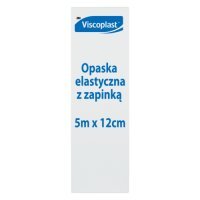 Viscoplast Opaska elastyczna z zapinką 5 m x 12 cm, 1 szt.