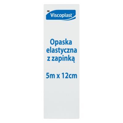 Viscoplast Opaska elastyczna z zapinką 5 m x 12 cm, 1 szt.