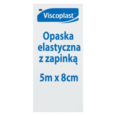 Viscoplast Opaska elastyczna z zapinką 5 m x 8 cm, 1 szt.
