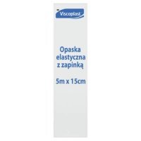Viscoplast Opaska elastyczna z zapinką 5m x 15cm, 1 szt.