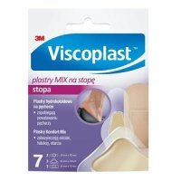 VISCOPLAST Plastry Mix na stopę, 7 sztuk