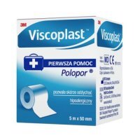 VISCOPLAST POLOPOR Plaster hipoalergiczny 5m x 5 cm