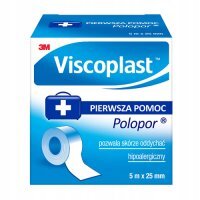 VISCOPLAST POLOPOR Plaster hipoalergiczny 5m x 5 cm