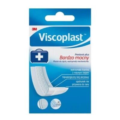 VISCOPLAST PRESTOVIS PLUS Bardzo mocny plaster tkaninowy do cięcia 1 m x 8 cm