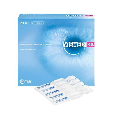 Vismed Gel Krople do oczu, 0,45ml x 20minimsów