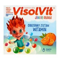 VISOLVIT JUNIOR ORANGE o smaku pomarańczowym 30 saszetek
