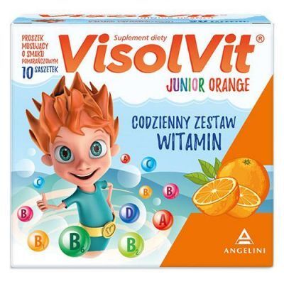 VISOLVIT ORANGE JUNIOR - 10 saszetek KRÓTKA DATA 30.11.2025