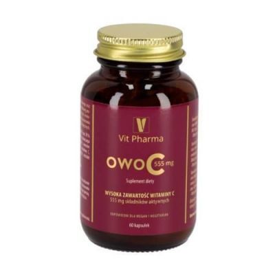 VIT PHARMA OwoC Witamina C 555mg, 60kaps. KRÓTKA DATA 31.01.2025