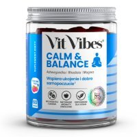 Vit Vibes Calm &amp; Balance żelki smak malinowy, 60 szt.
