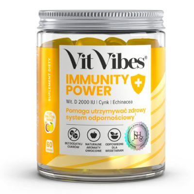 Vit Vibes Immunity Power żelki smak marakuja cytryna, 60 szt.