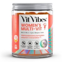 Vit Vibes Women's Multi-Vit żelki smak pomarańcza i mango, 60 szt.