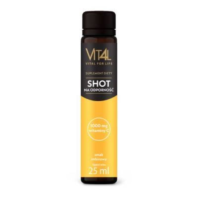 VIT4L Vital for life Shot na odporność płyn, 25 ml