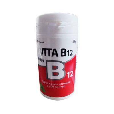 VITA B12 1000 mcg 100 tabletek do ssania