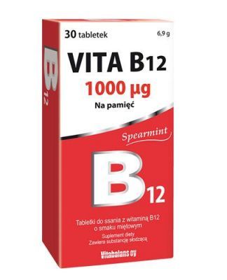 VITA B12 1000 mcg 30 tabletek do ssania