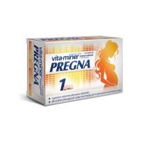 Vita-Miner Pregna 1, 60 tabl. – suplement diety dla kobiet w ciąży