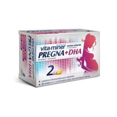 Vita-Miner Pregna + DHA 2, 30 tabl. + 30 kaps.
