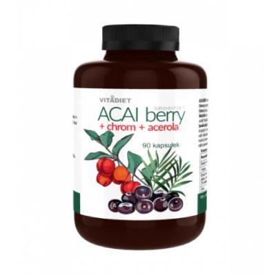 VITADIET Acai+Acerola 90 kapsułek słoik