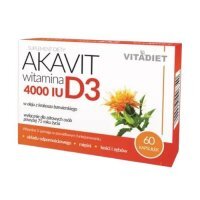 VITADIET Akavit Witamina D3 4000 IU, 60 kaps.