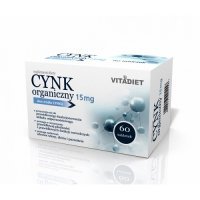 VITADIET Cynk organiczny 15 mg 60 tabletek