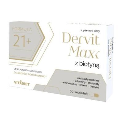 VITADIET Dervit Maxx z biotyną, 60 kaps.