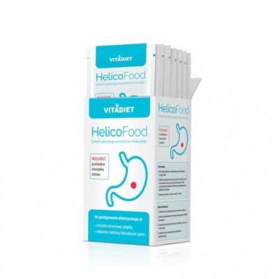 VITADIET HelicoFood proszek 7 saszetek do postępowania dietetycznego w chorobie wrzodowej żołądka