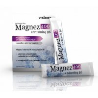 VITADIET Magnez 400 mg z witaminą B6 14 saszetek