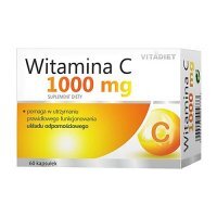 VITADIET Witamina C 1000 mg 60 kapsułek