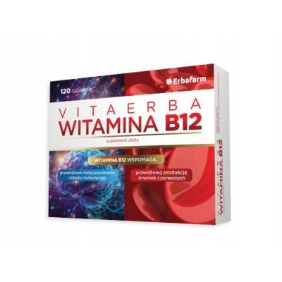 VitaErba Witamina B12, 120 tabl.