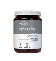 VITALER'S Cynk 15 mg 120 tabletek
