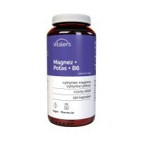 VITALER'S Magnez 100 mg + Potas 150 mg + Witamina B6 120 kapsułek