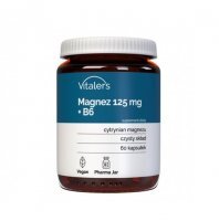 VITALER'S Magnez 125 mg + B6 12,5 mg 60 kapsułek