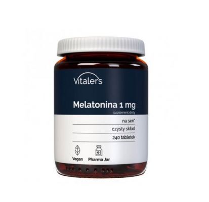 VITALER'S Melatonina 1 mg 240 tabletek