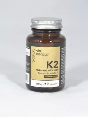Vitamedicus Witamina K2 Mk 7 200 Mcg 30 Kapsułek