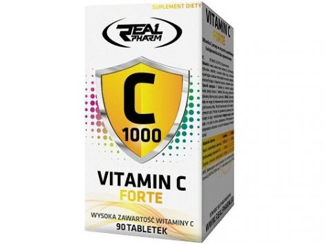 VITAMIN C FORTE 90 tabletek Real Pharm