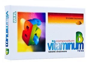 Vitaminum B Compositum Teva 50 Drażetek