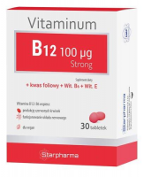 VITAMINUM B12 100 mcg Strong 30 tabletek
