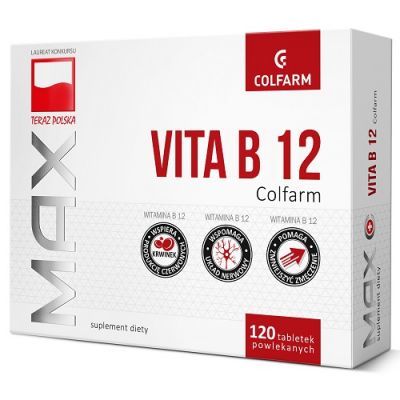 MAX VITA B12 COLFARM 120 tabletek