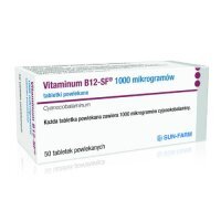 Vitaminum B12-SF 1000 mcg, 50 tabletek powlekanych