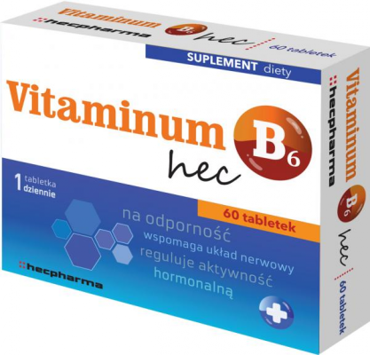 VITAMINUM B6 HEC 60 tabletek