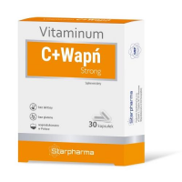 VITAMINUM C + Wapń Strong 30 kapsułek Starpharma
