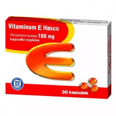 VITAMINUM E HASCO 100 mg 30 kapsułek wolne rodniki