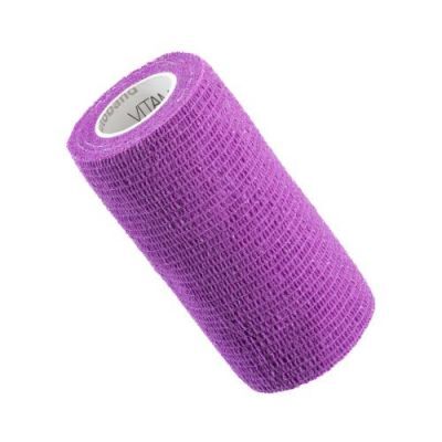VITAMMY Autoband Elastyczny bandaż kohezyjny 10cm x 450cm Fioletowy