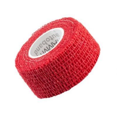 VITAMMY Autoband Elastyczny bandaż kohezyjny 2,5cm x 450cm Czerwony