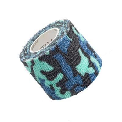 VITAMMY Autoband Elastyczny bandaż kohezyjny 5cm x 450cm Niebieskie moro