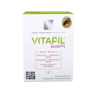 VITAPIL® beauty – na gładkie i lśniące włosy, 30 kapsułek