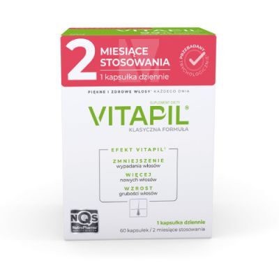 VITAPIL® klasyczna formuła – przy wzmożonym wypadaniu włosów, 60 kapsułek