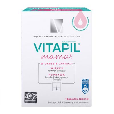 VITAPIL® mama – przy wypadaniu włosów po ciąży i podczas karmienia piersią, 60 kapsułek