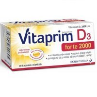 VITAPRIM D3 Forte 2000 70 kapsułek
