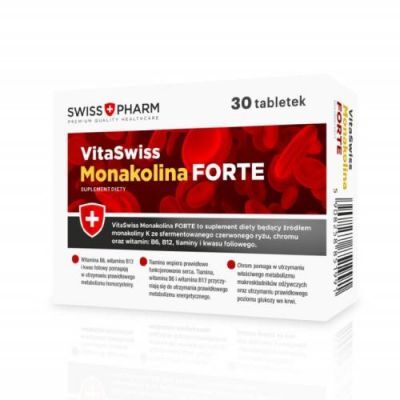 VitaSwiss Monakolina Forte 30 tabletek