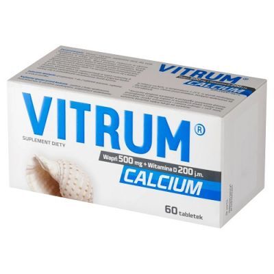 VITRUM CALCIUM 1250 + Vit. D3  60 tabletek